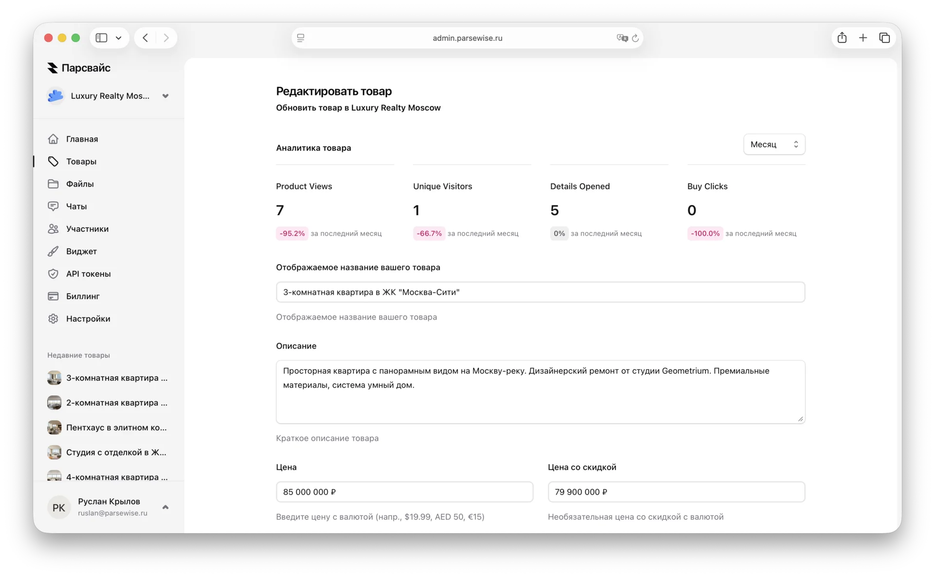 Полная картина продаж